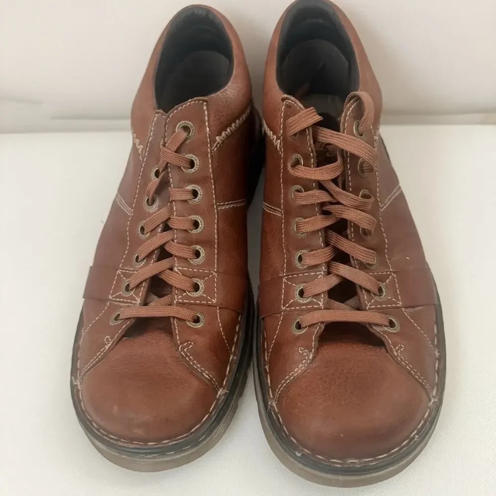 Vintage Doc Dr Martens Brown Oxford Keith Chunk Shoes Grunge Heritage Y2K US 12